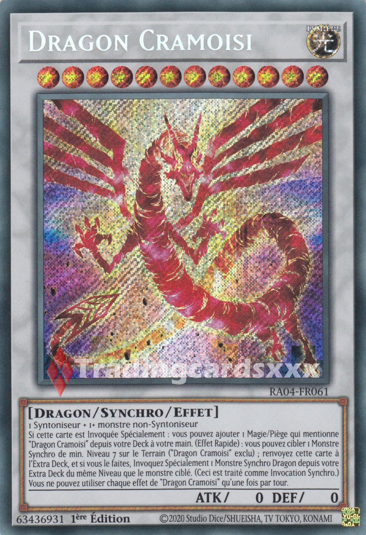 Yu-Gi-Oh! Dragon Cramoisi : RA04-FR061