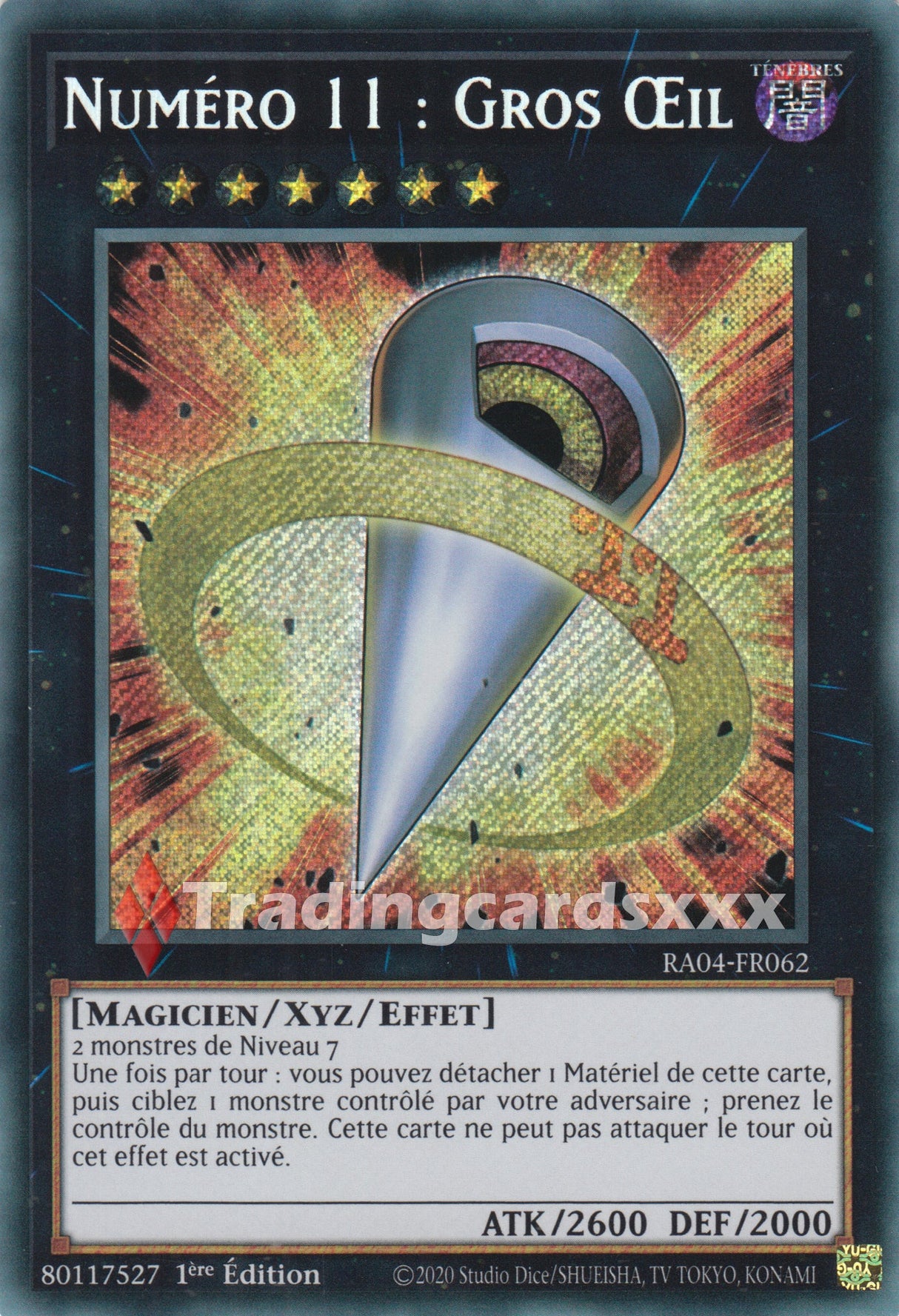 Yu-Gi-Oh! Numéro 11 : Gros Œil : RA04-FR062