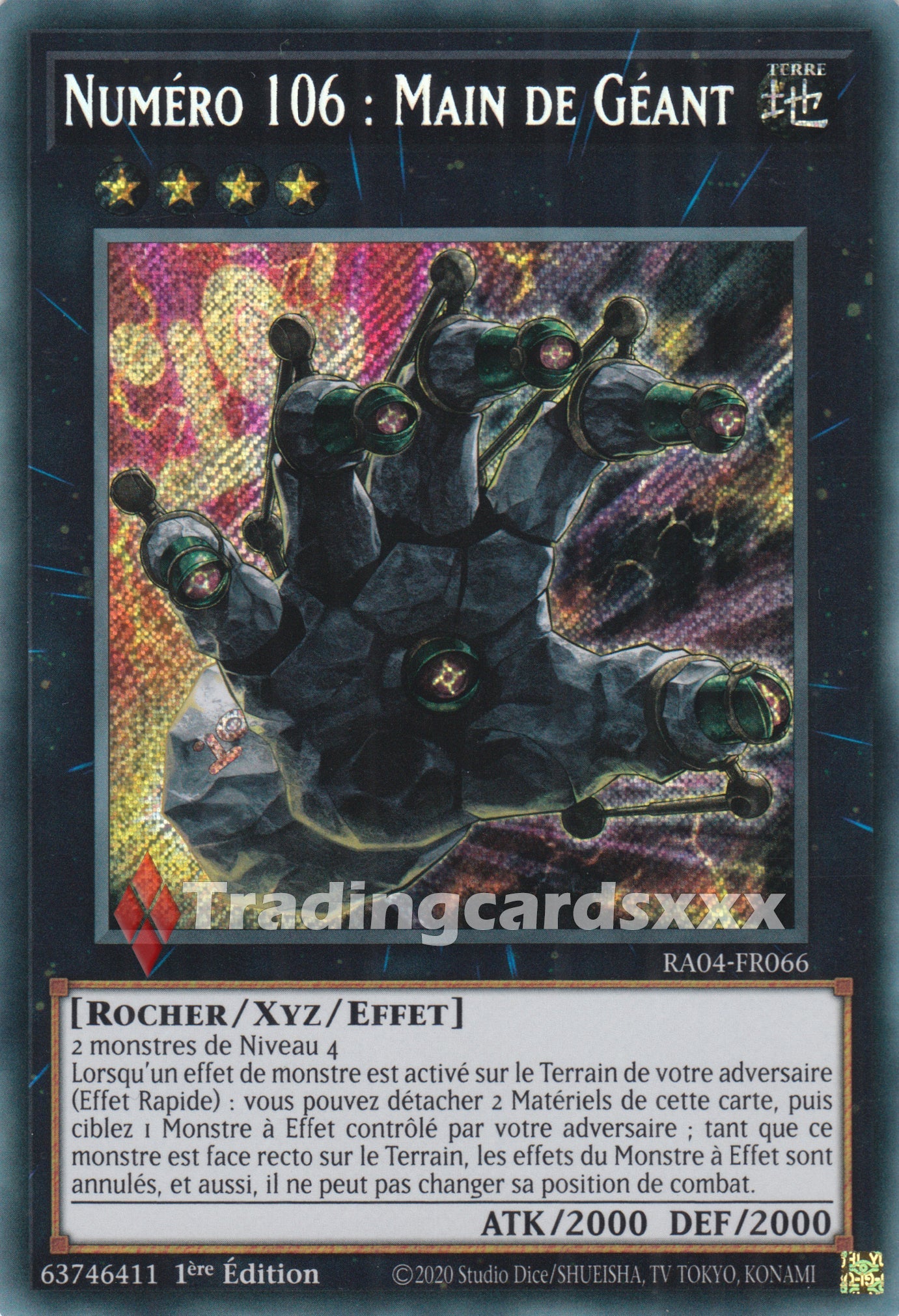 Yu-Gi-Oh! Numéro 106 : Main de Géant : RA04-FR066