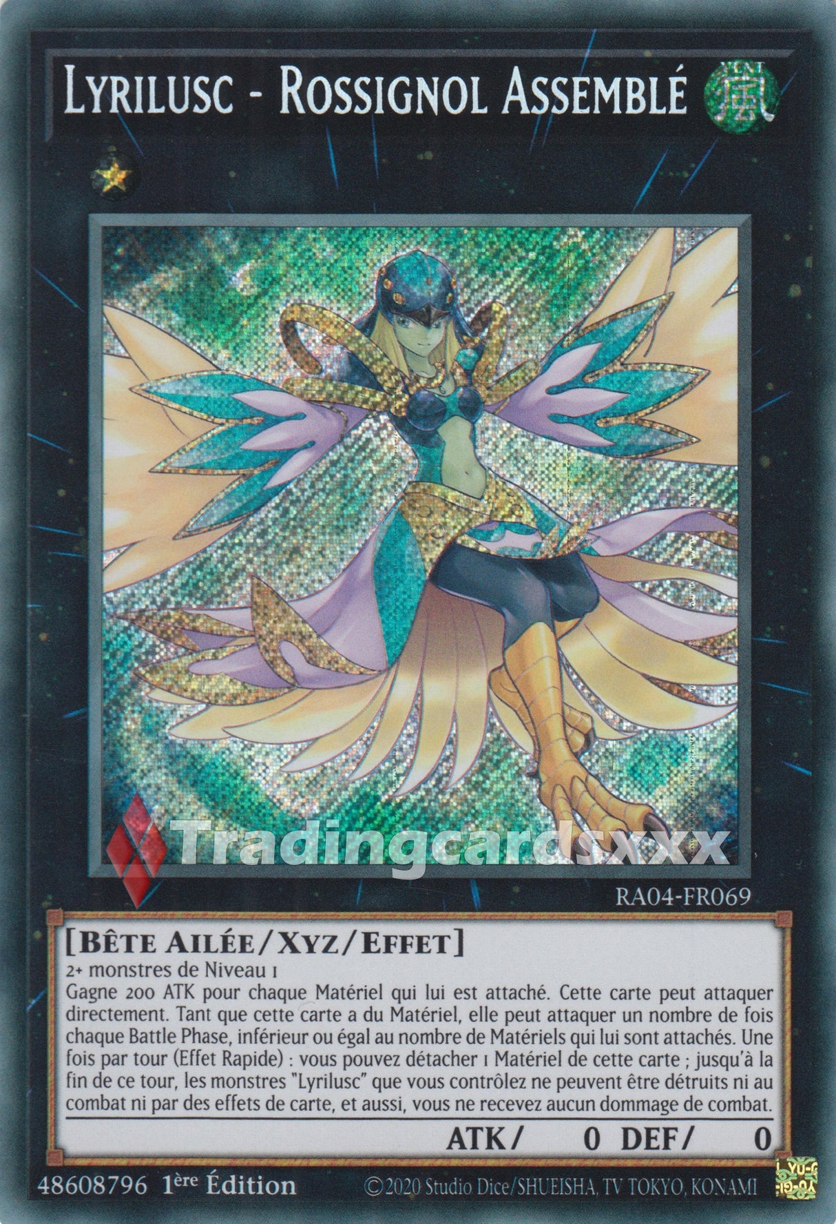 Yu-Gi-Oh! Lyrilusc - Rossignol Assemblé : RA04-FR069