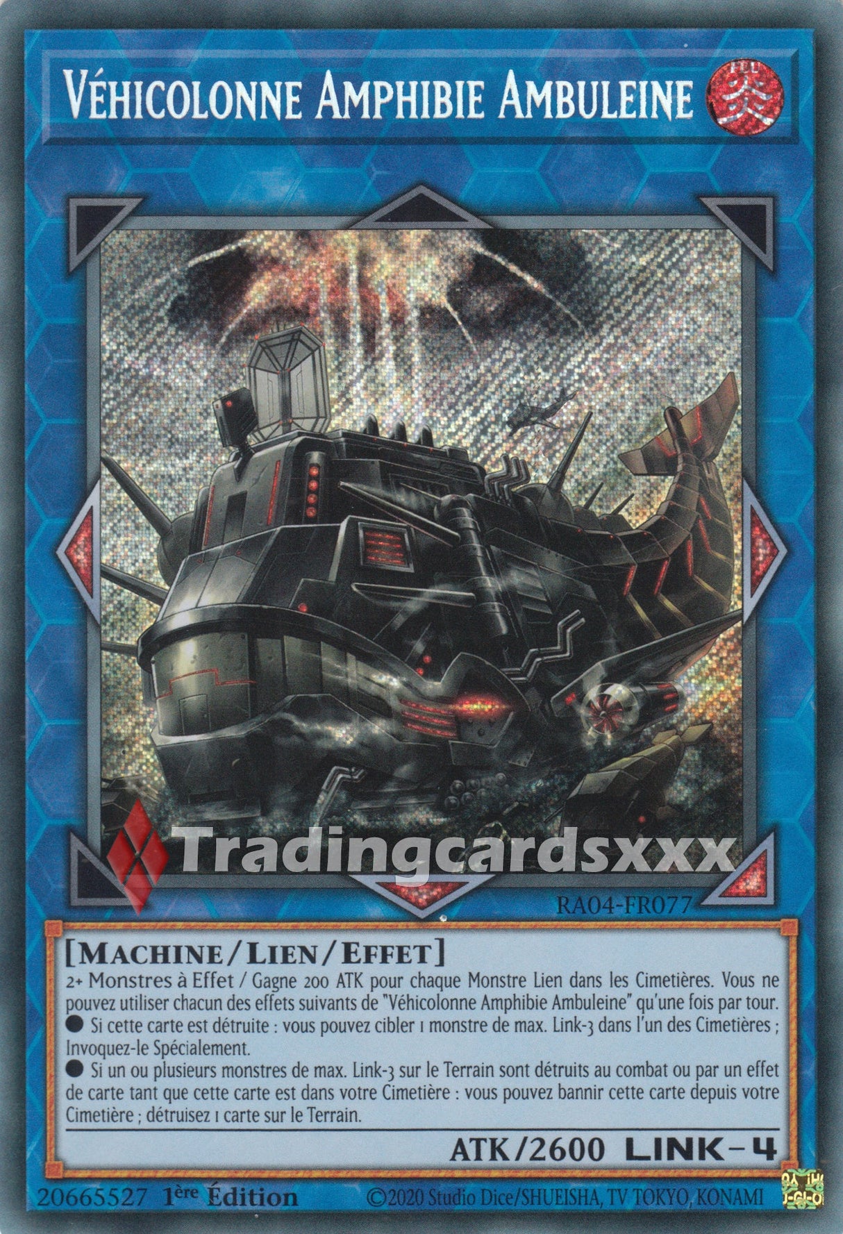 Yu-Gi-Oh! Véhicolonne Amphibie Ambuleine : RA04-FR077