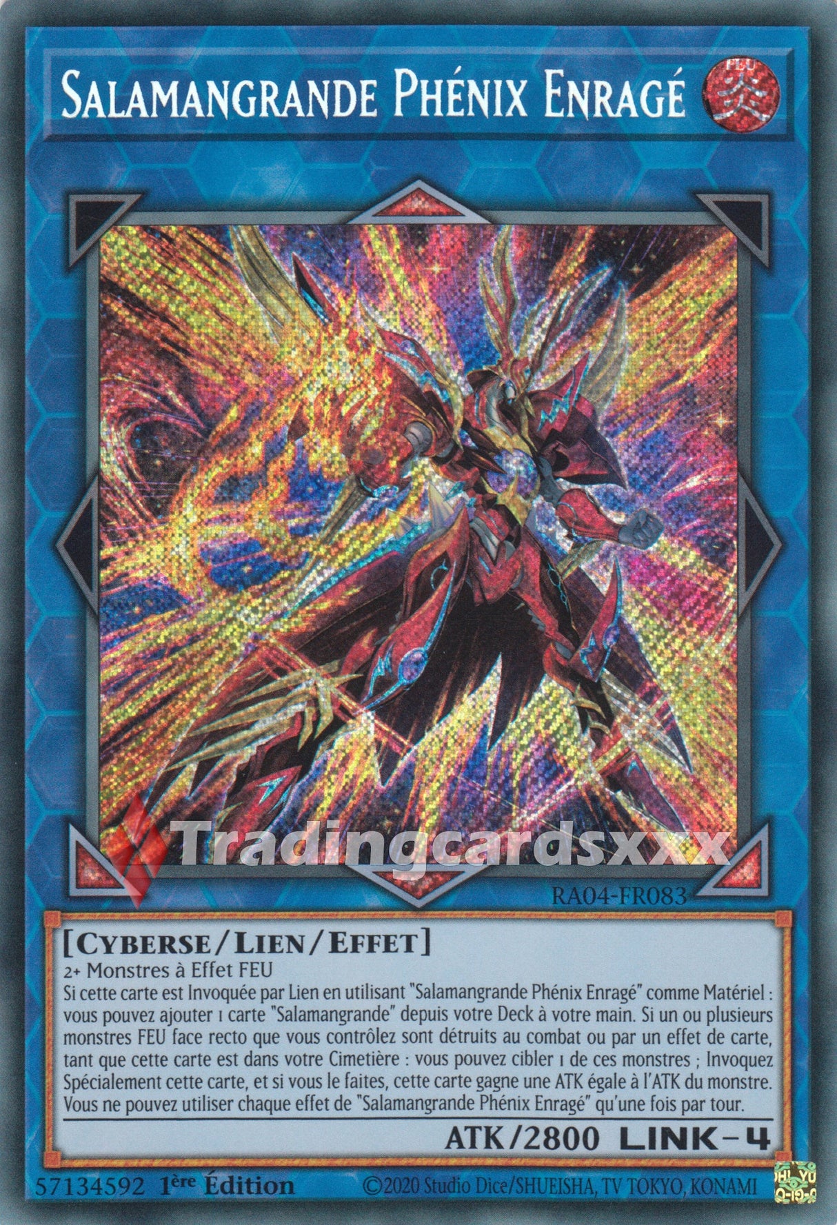 Yu-Gi-Oh! Salamangrande Phénix Enragé : RA04-FR083