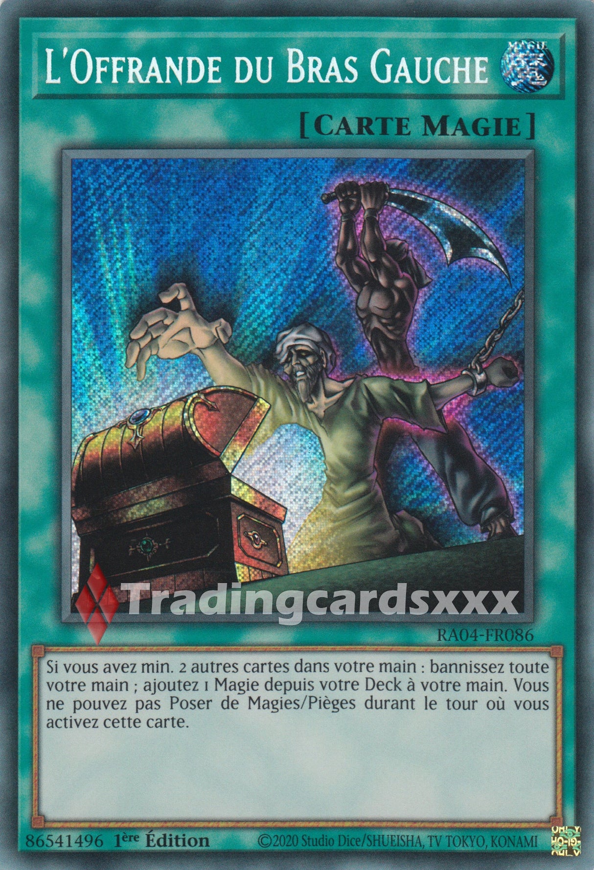 Yu-Gi-Oh! L'Offrande du Bras Gauche : RA04-FR086