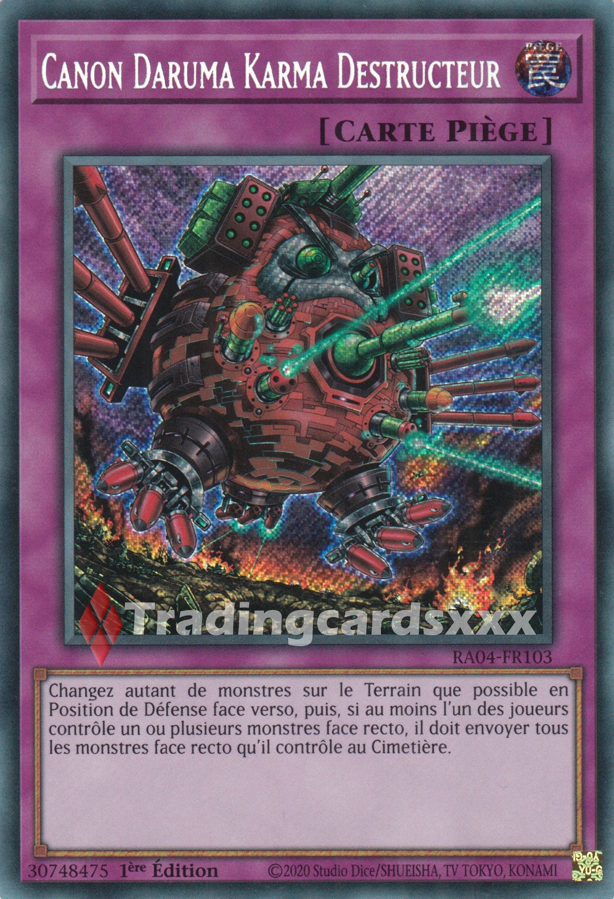 Yu-Gi-Oh! Canon Daruma Karma Destructeur : RA04-FR103