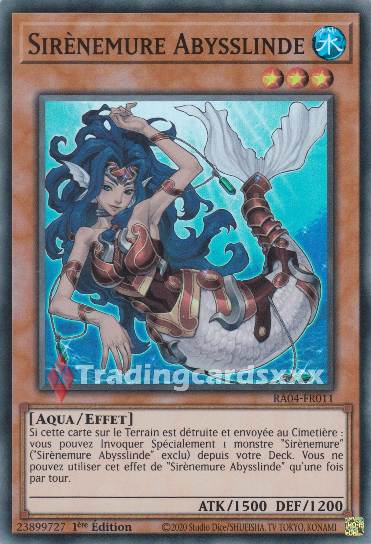 Yu-Gi-Oh! Sirènemure Abysslinde : RA04-FR011