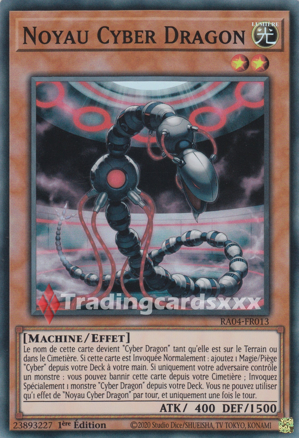 Yu-Gi-Oh! Noyau Cyber Dragon : RA04-FR013