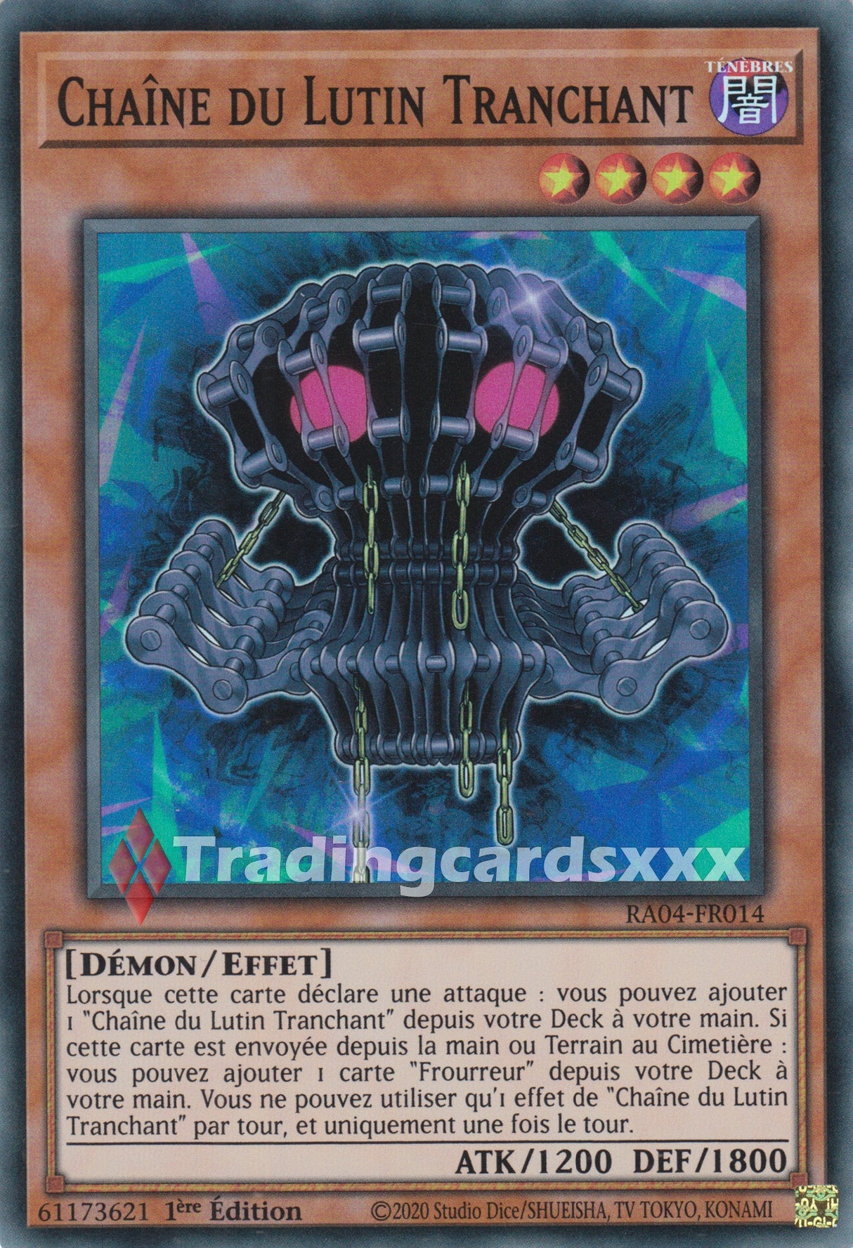 Yu-Gi-Oh! Chaîne du Lutin Tranchant : RA04-FR014