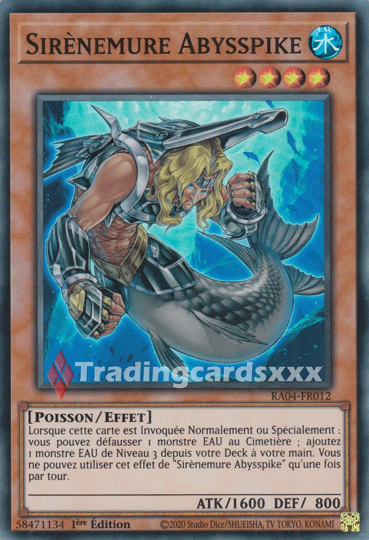Yu-Gi-Oh! Sirènemure Abysspike : RA04-FR012