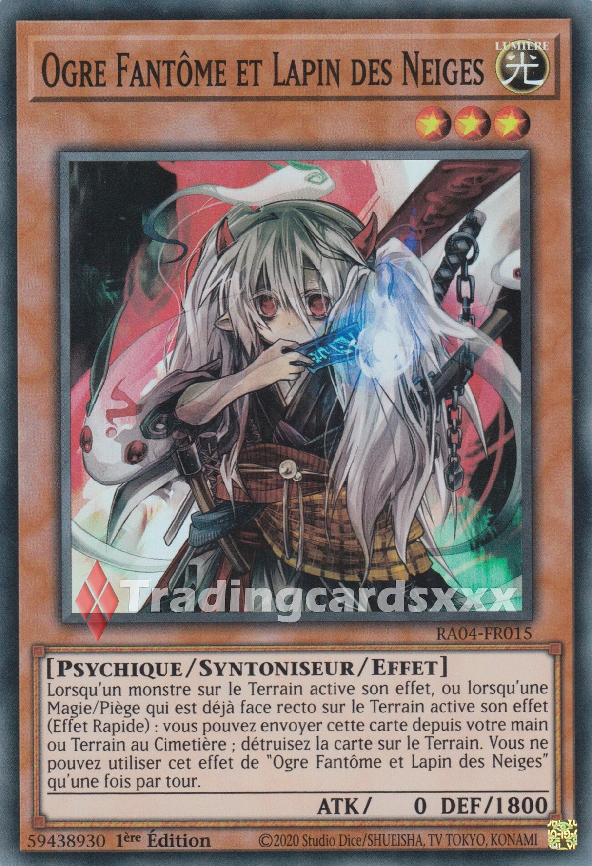 Yu-Gi-Oh! Ogre Fantôme et Lapin des Neiges : RA04-FR015