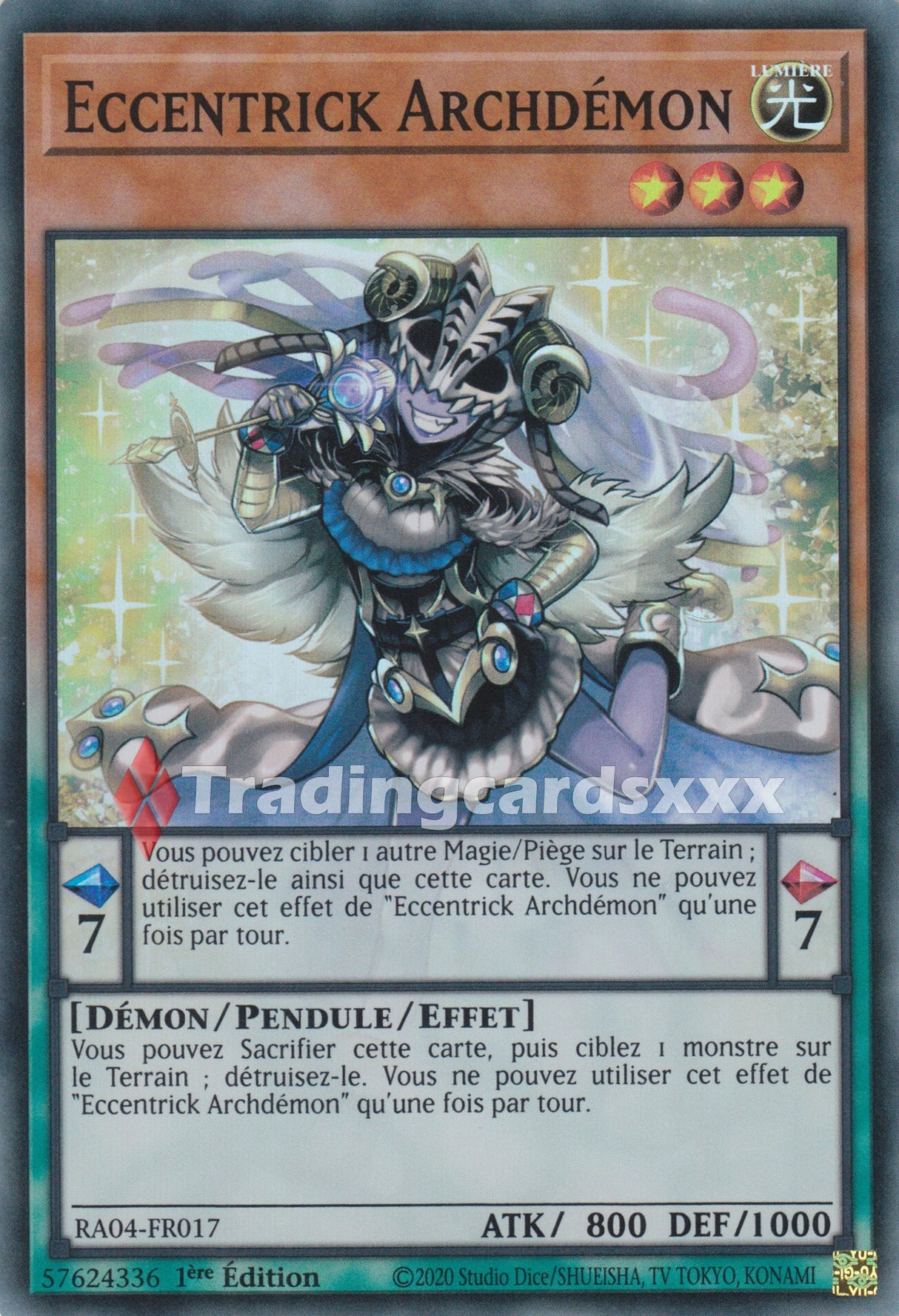 Yu-Gi-Oh! Eccentrick Archdémon : RA04-FR017
