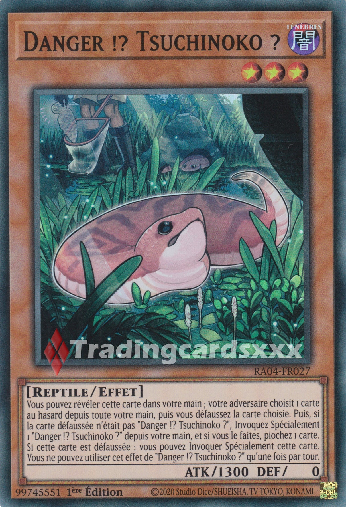 Yu-Gi-Oh! Danger !? Tsuchinoko ? : RA04-FR027