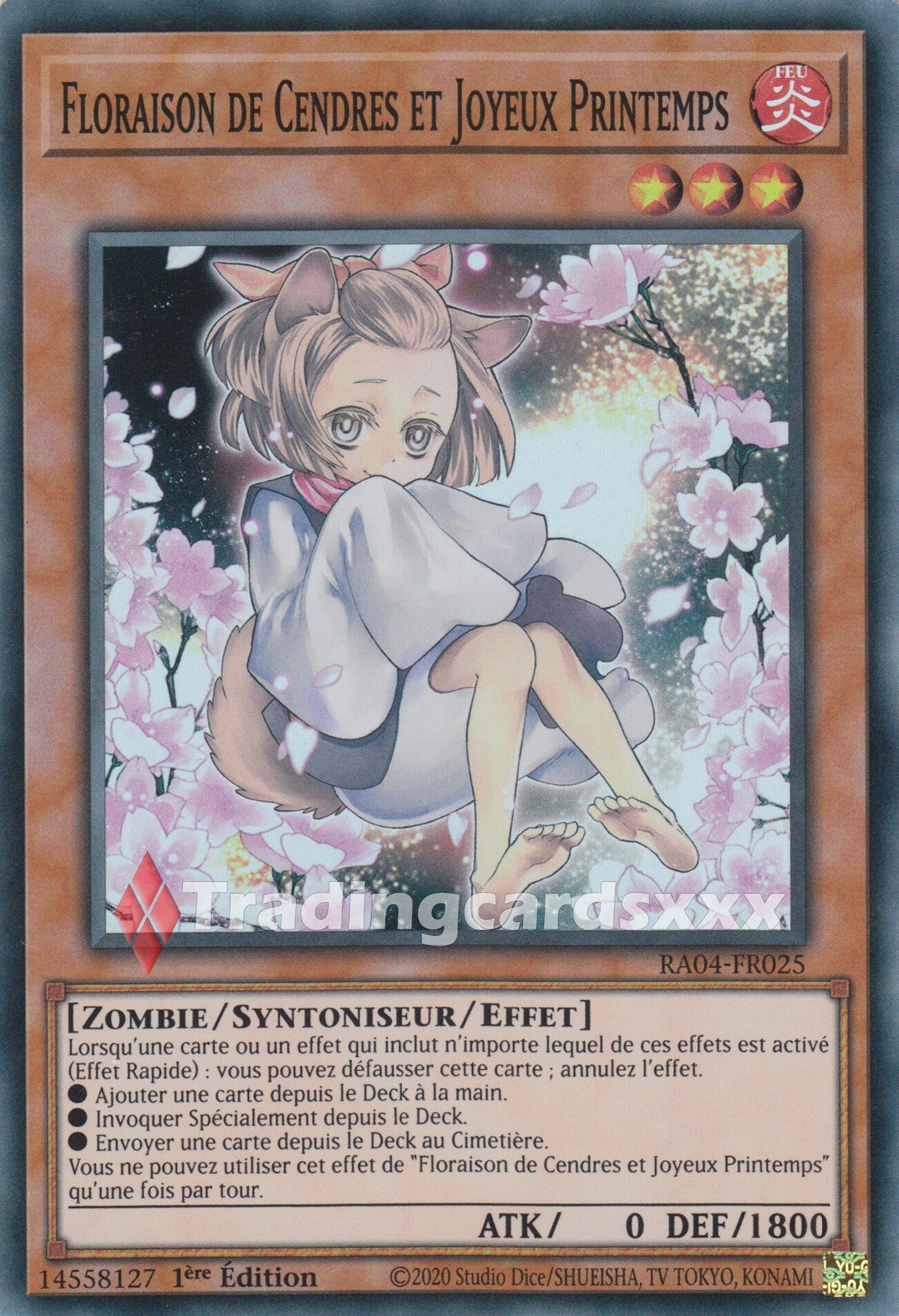 Yu-Gi-Oh! Floraison de Cendres et Joyeux Printemps : RA04-FR025