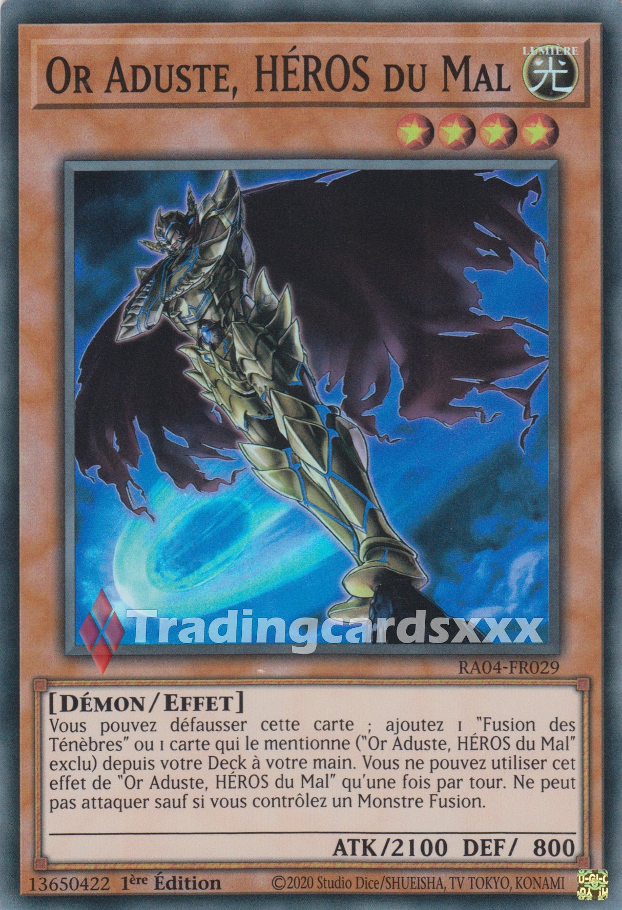 Yu-Gi-Oh! Or Aduste, HÉROS du Mal : RA04-FR029