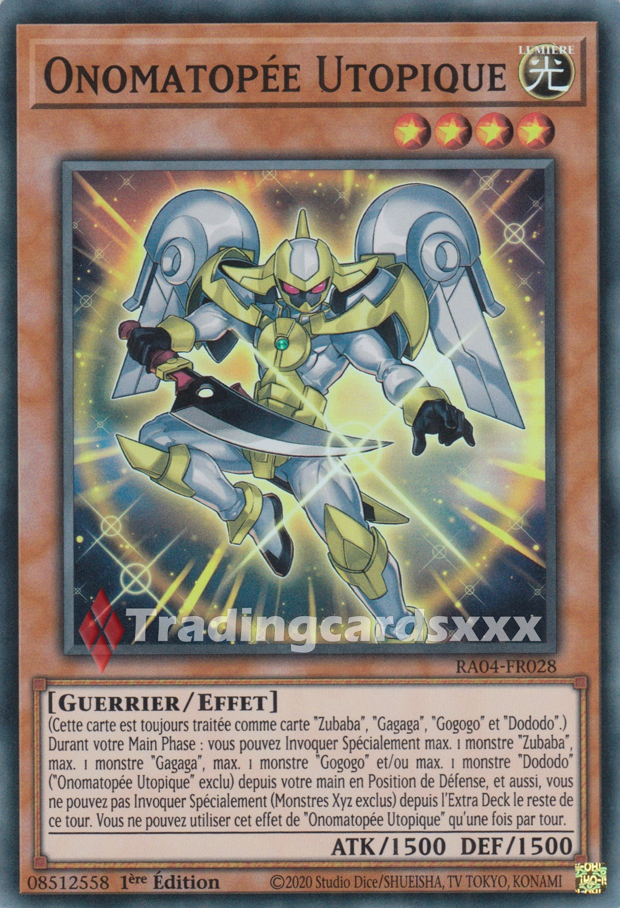 Yu-Gi-Oh! Onomatopée Utopique : RA04-FR028