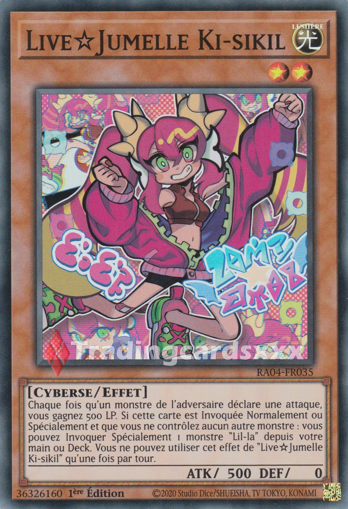 Yu-Gi-Oh! Live☆Jumelle Ki-sikil : RA04-FR035