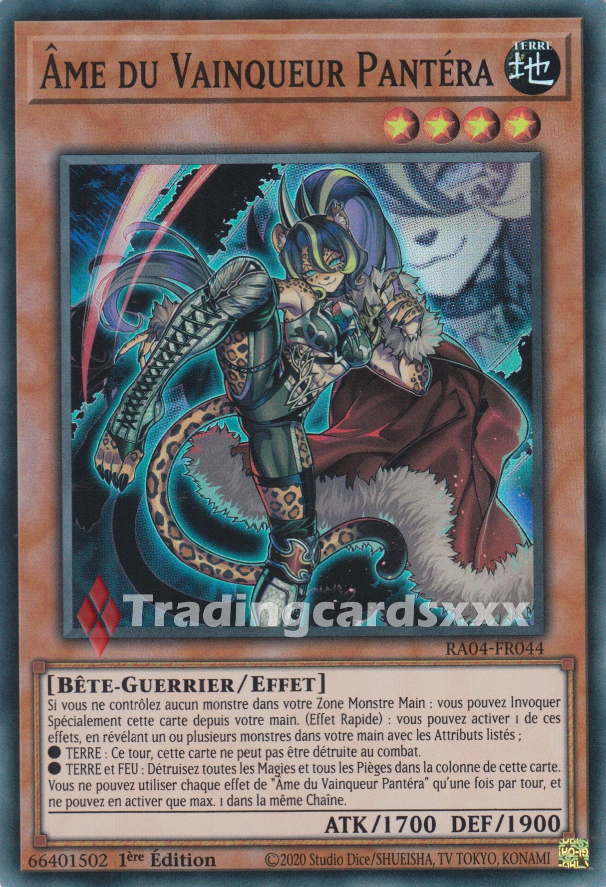 Yu-Gi-Oh! Âme du Vainqueur Pantéra : RA04-FR044