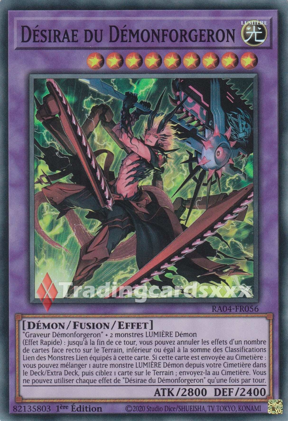 Yu-Gi-Oh! Désirae du Démonforgeron : RA04-FR056