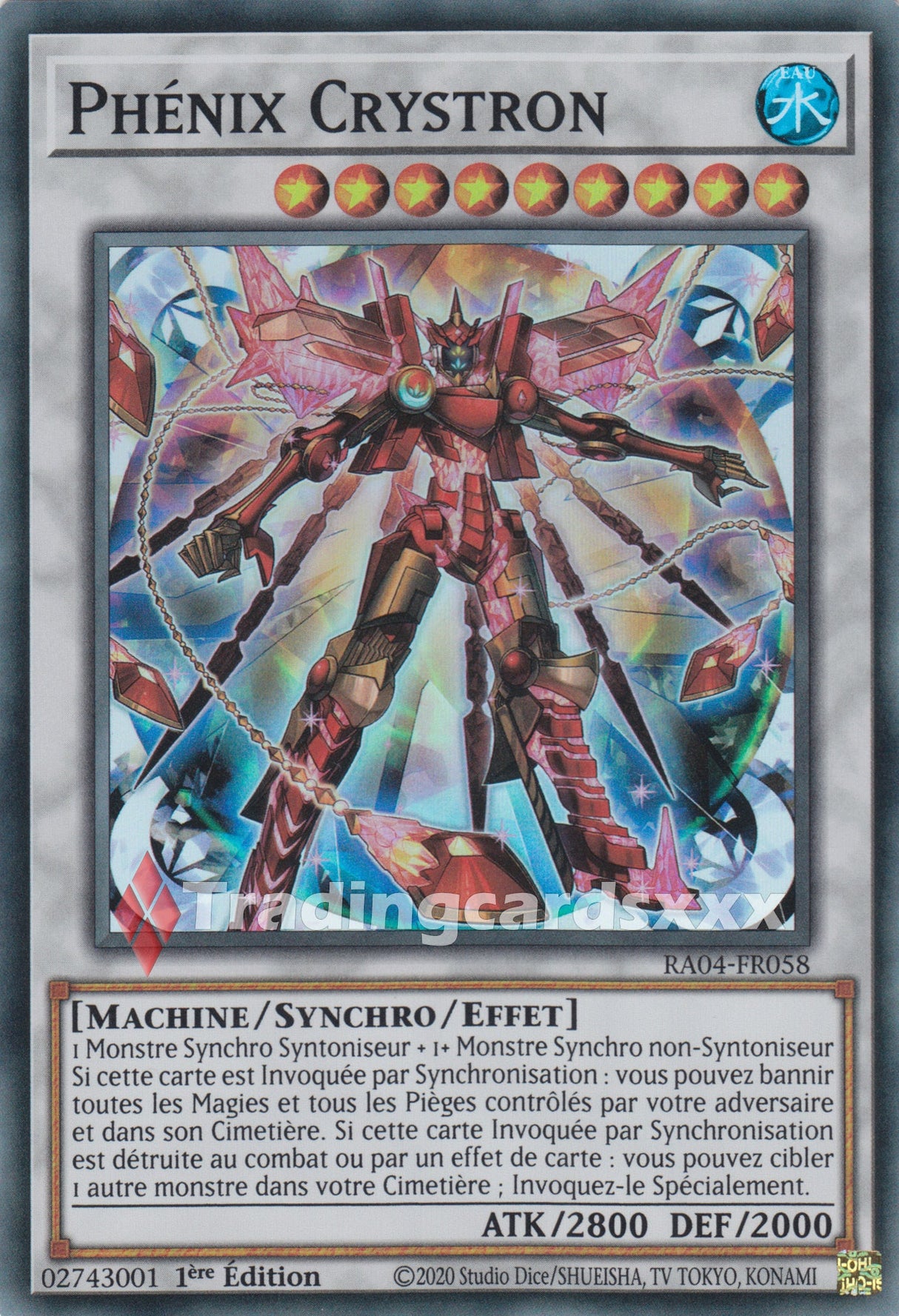 Yu-Gi-Oh! Phénix Crystron : RA04-FR058