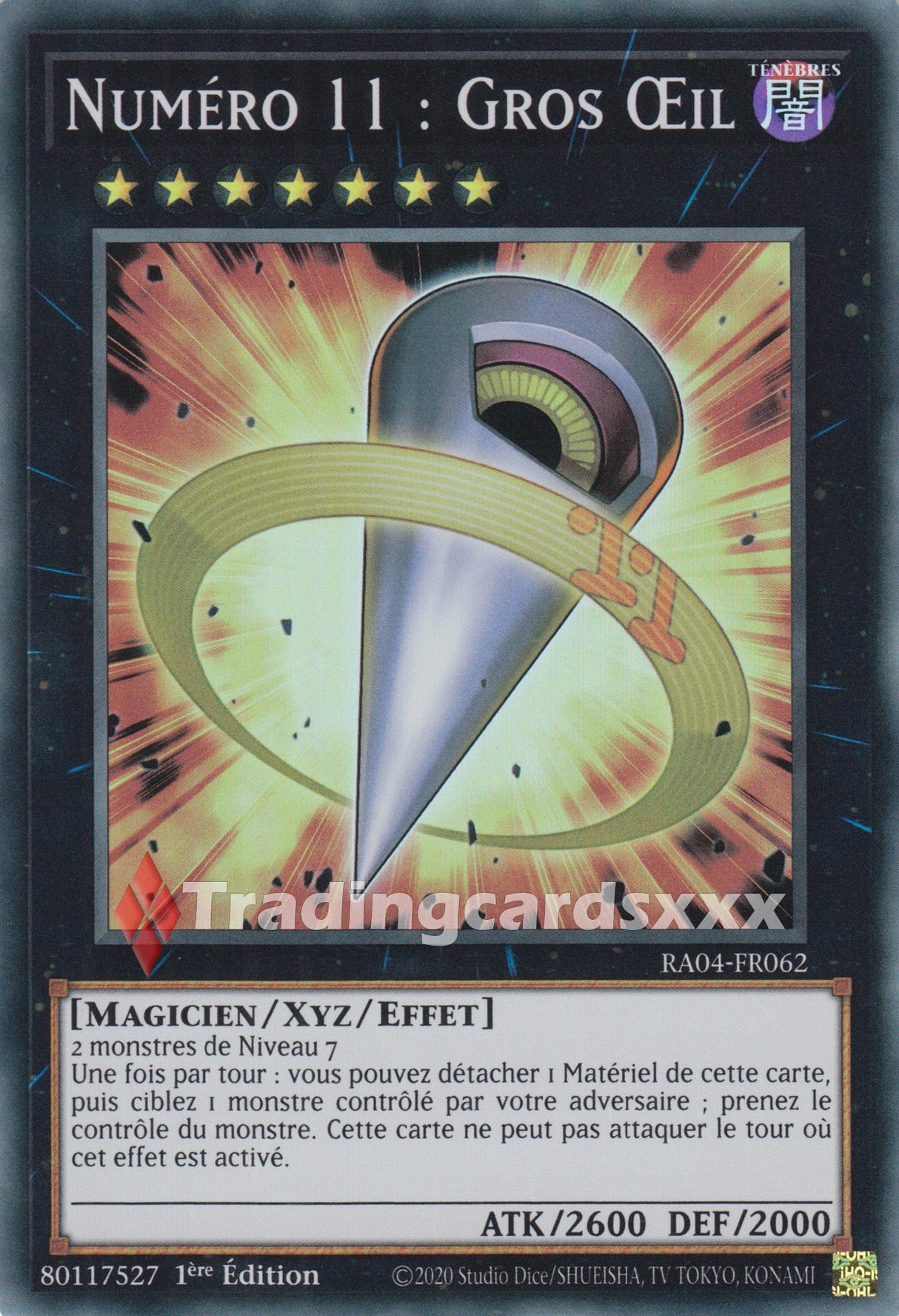 Yu-Gi-Oh! Numéro 11 : Gros Œil : RA04-FR062