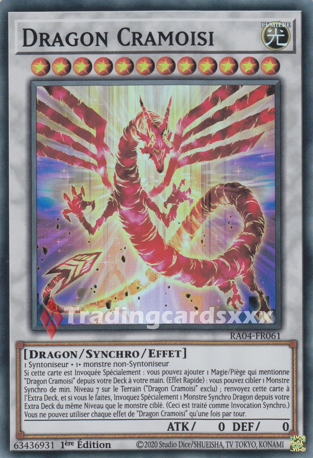Yu-Gi-Oh! Dragon Cramoisi : RA04-FR061
