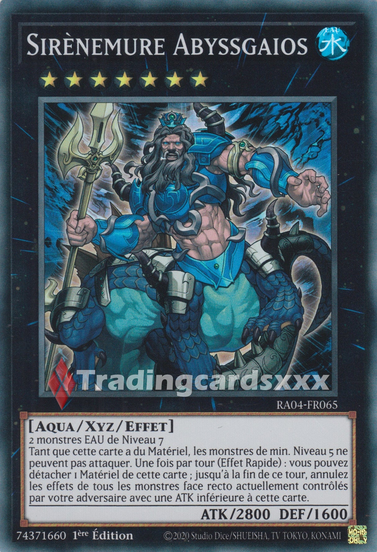 Yu-Gi-Oh! Sirènemure Abyssgaios : RA04-FR065