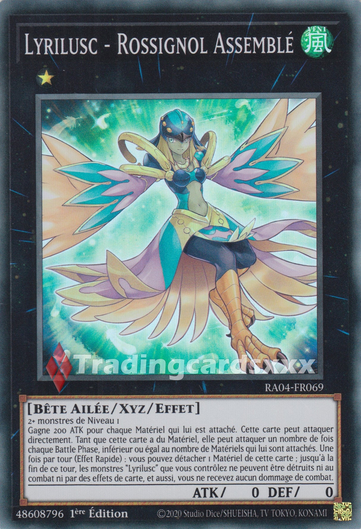 Yu-Gi-Oh! Lyrilusc - Rossignol Assemblé : RA04-FR069