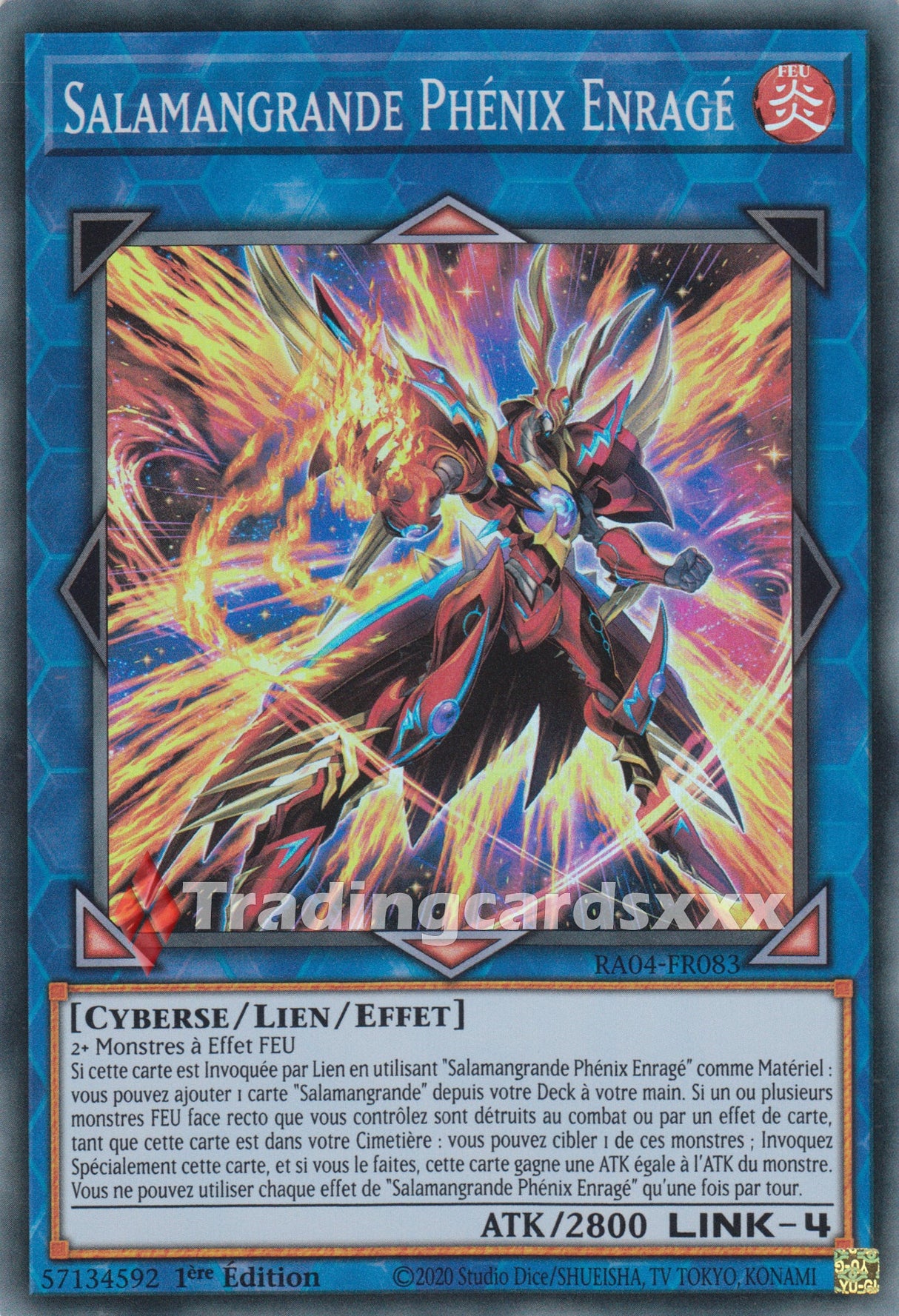 Yu-Gi-Oh! Salamangrande Phénix Enragé : RA04-FR083