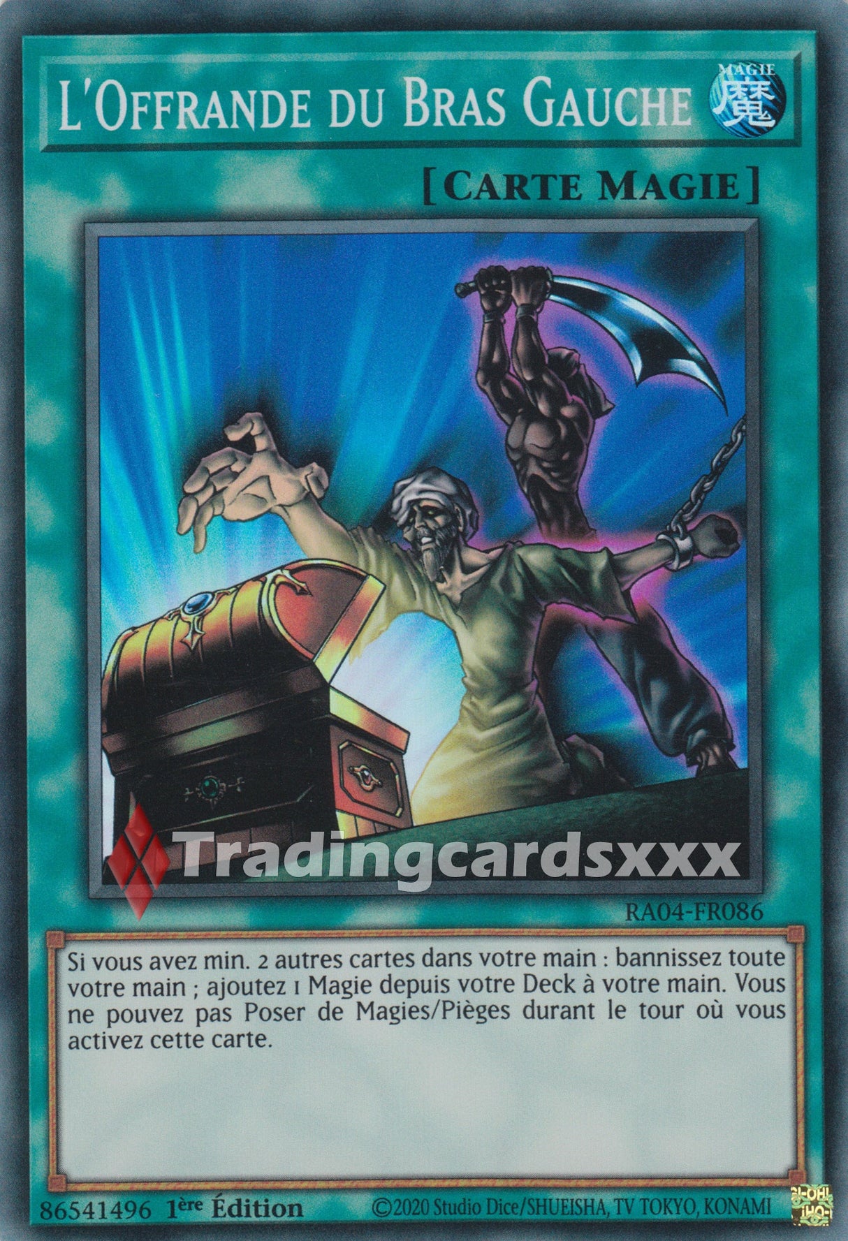 Yu-Gi-Oh! L'Offrande du Bras Gauche : RA04-FR086