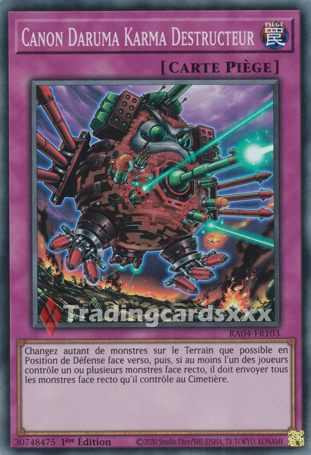 Yu-Gi-Oh! Canon Daruma Karma Destructeur : RA04-FR103