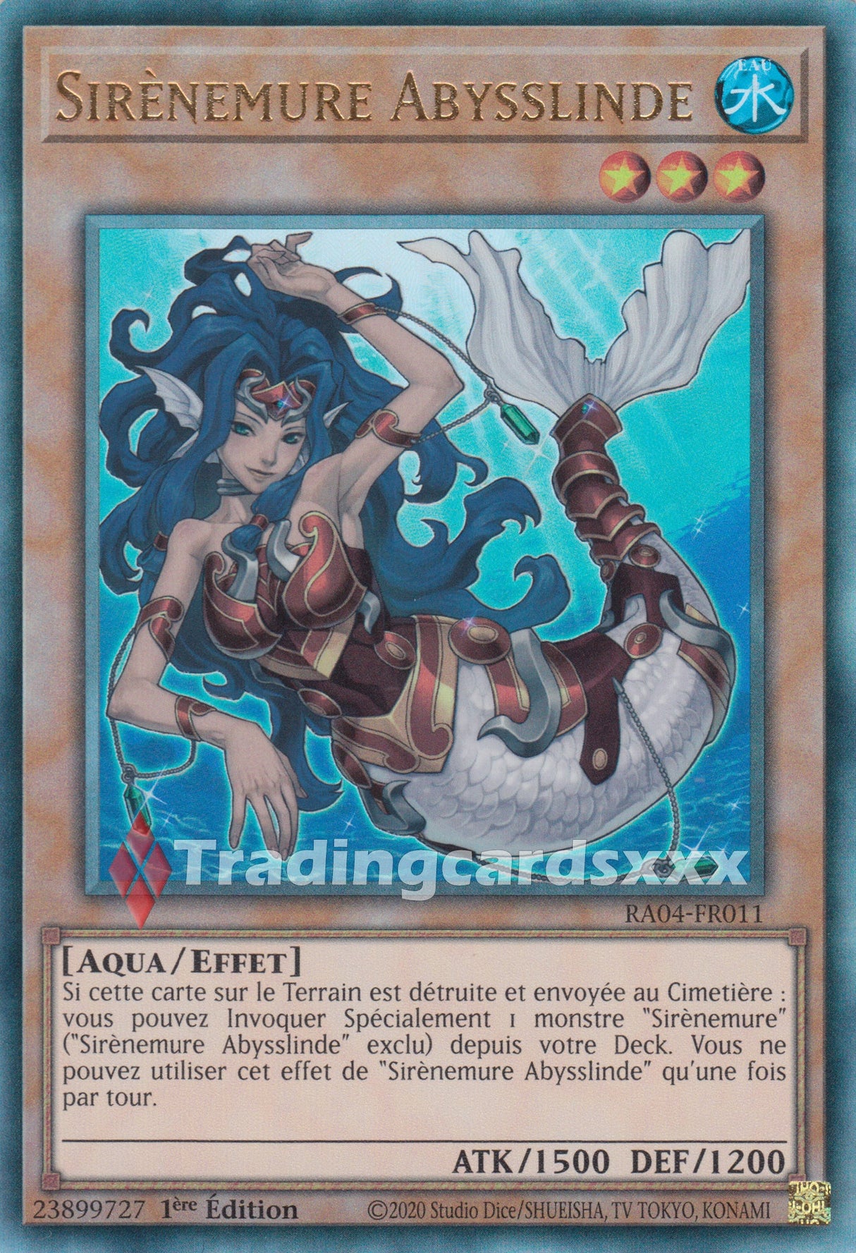 Yu-Gi-Oh! Sirènemure Abysslinde : RA04-FR011