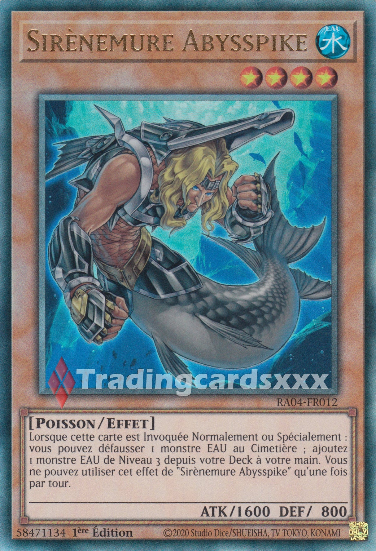 Yu-Gi-Oh! Sirènemure Abysspike : RA04-FR012