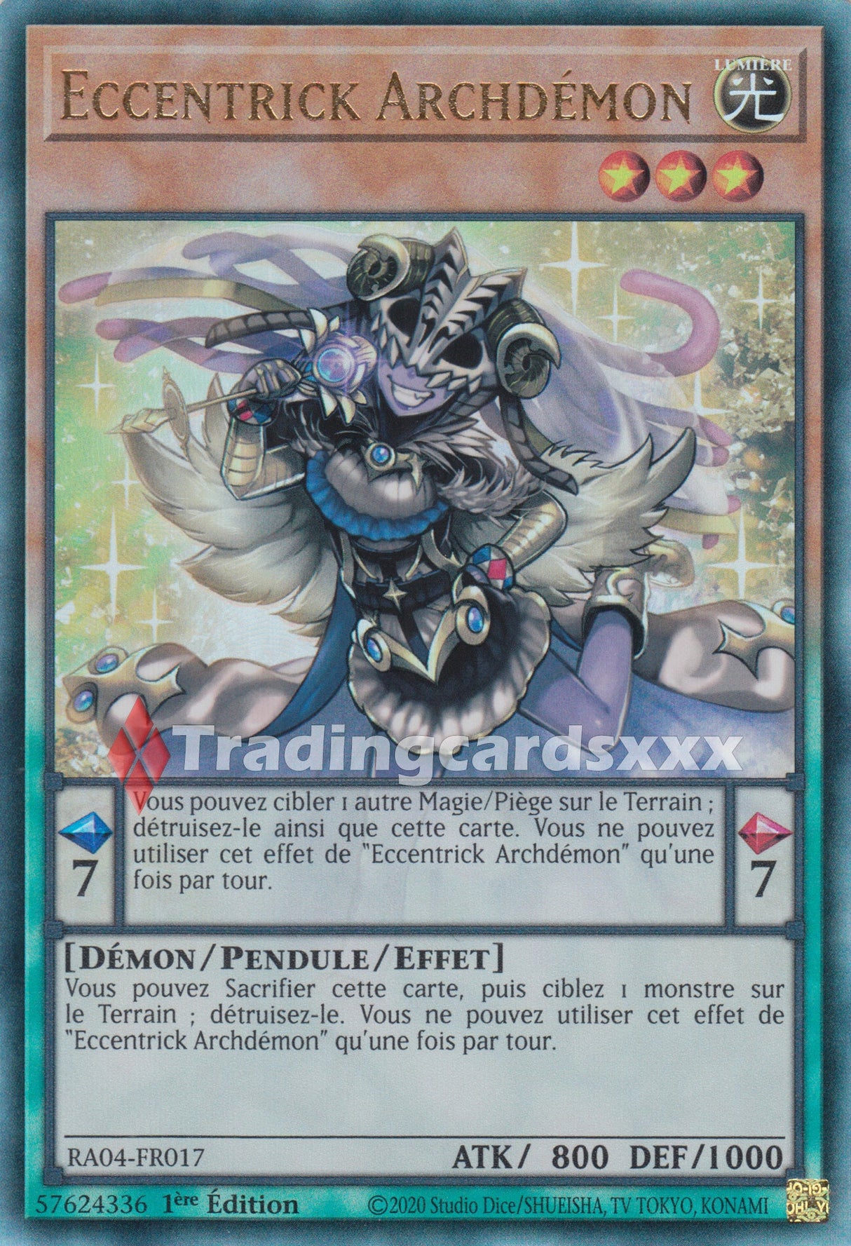 Yu-Gi-Oh! Eccentrick Archdémon : RA04-FR017