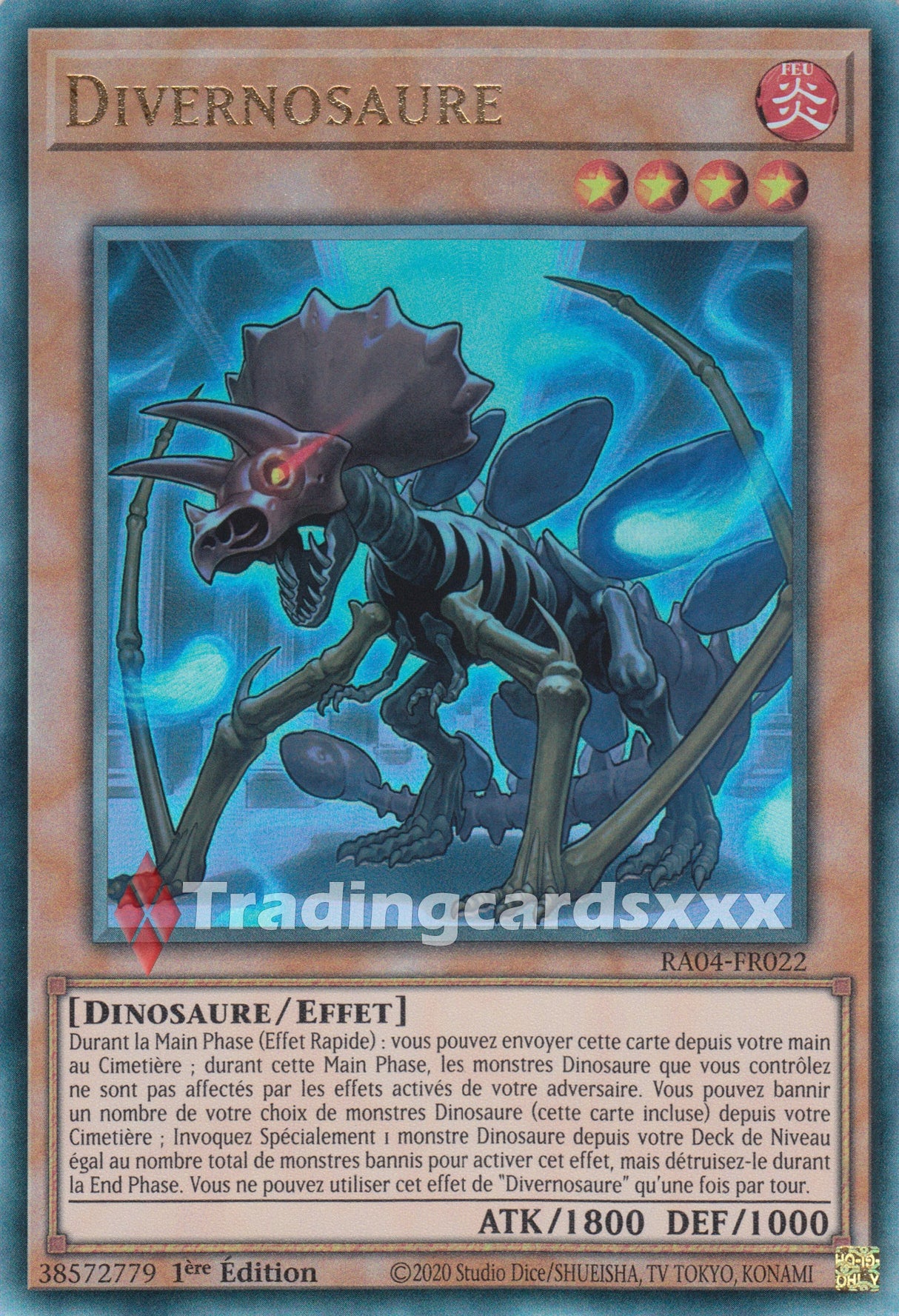 Yu-Gi-Oh! Divernosaure : RA04-FR022