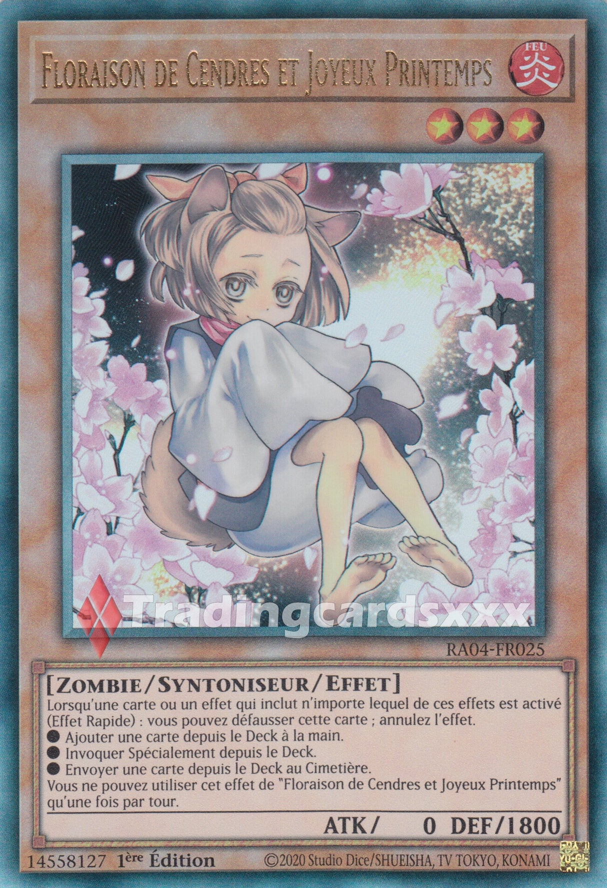 Yu-Gi-Oh! Floraison de Cendres et Joyeux Printemps : RA04-FR025