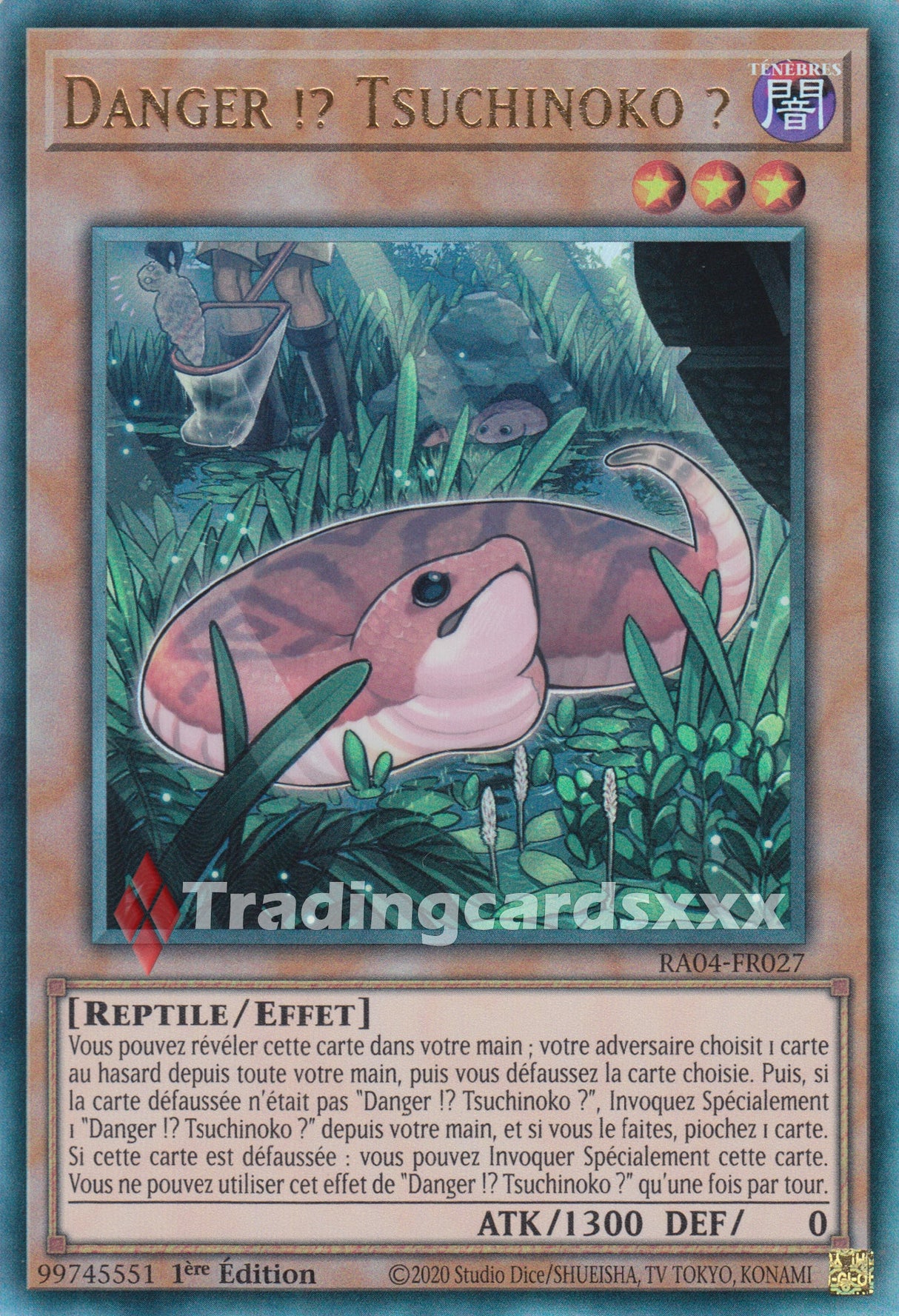 Yu-Gi-Oh! Danger !? Tsuchinoko ? : RA04-FR027