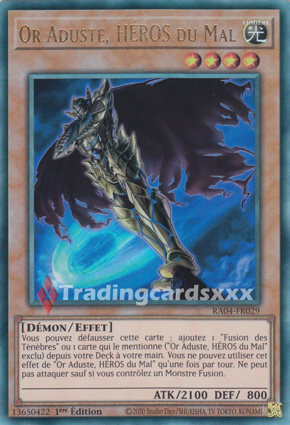 Yu-Gi-Oh! Or Aduste, HÉROS du Mal : RA04-FR029