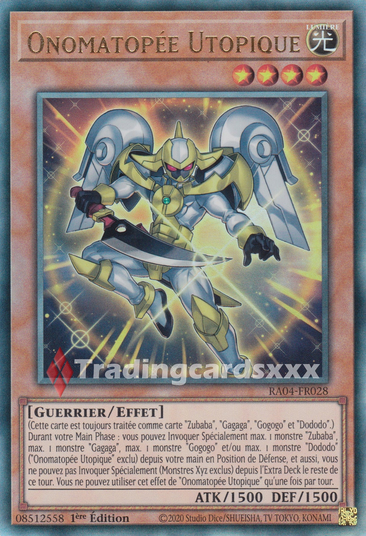 Yu-Gi-Oh! Onomatopée Utopique : RA04-FR028