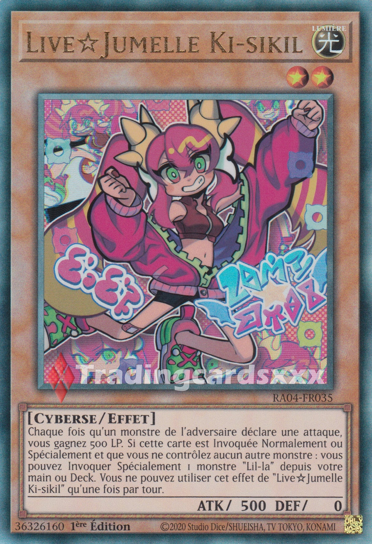 Yu-Gi-Oh! Live☆Jumelle Ki-sikil : RA04-FR035