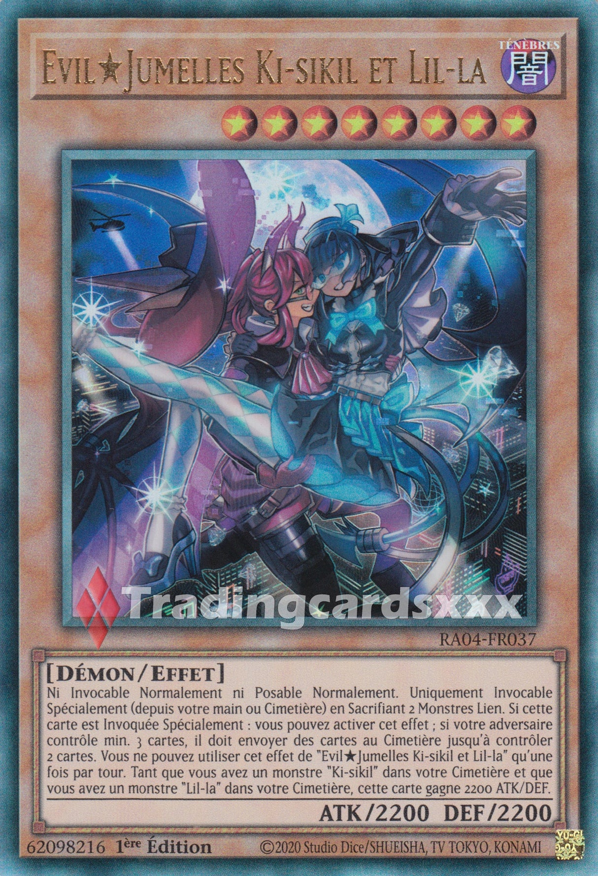 Yu-Gi-Oh! Evil★Jumelles Ki-sikil et Lil-la : RA04-FR037