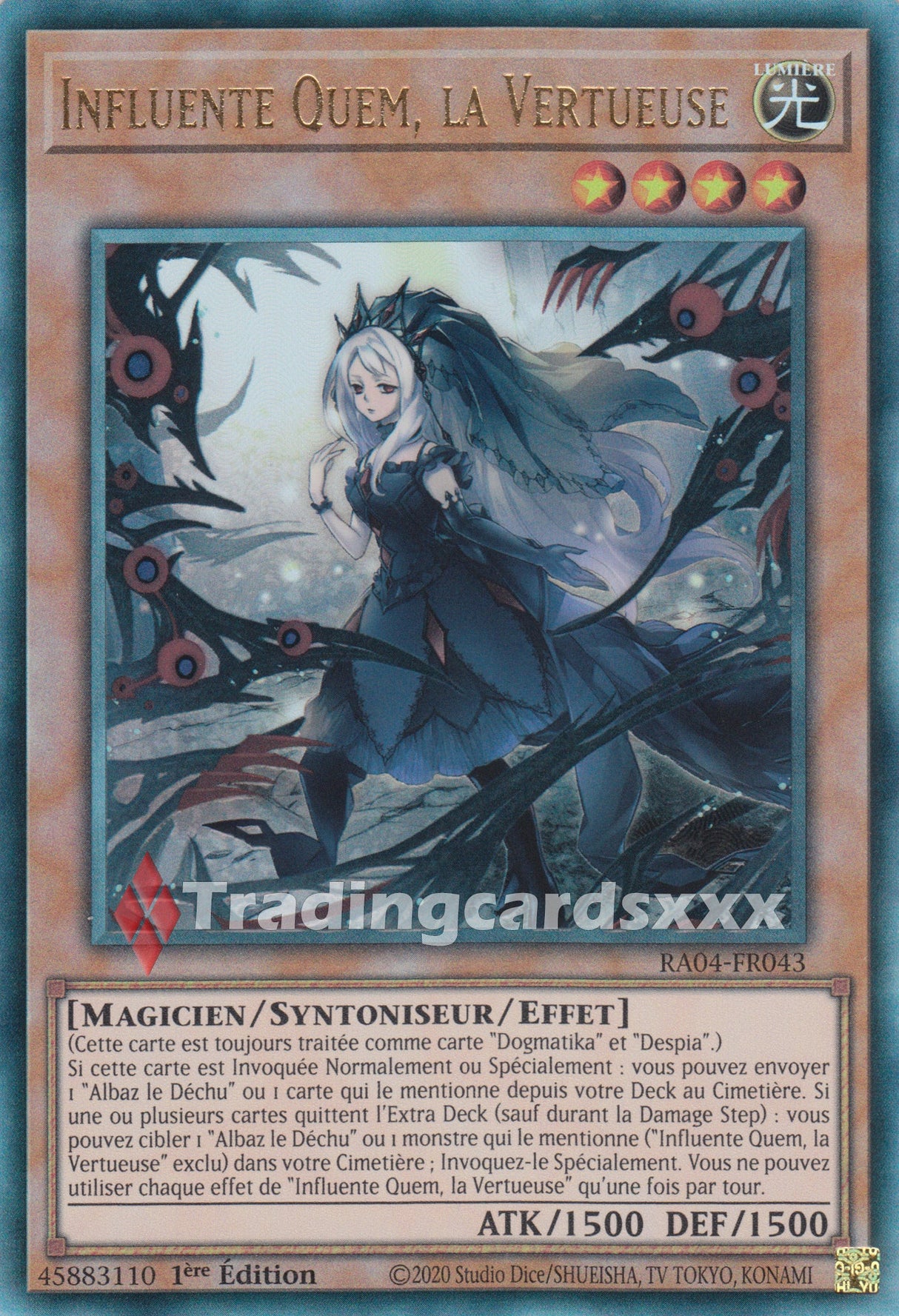 Yu-Gi-Oh! Influente Quem, la Vertueuse : RA04-FR043