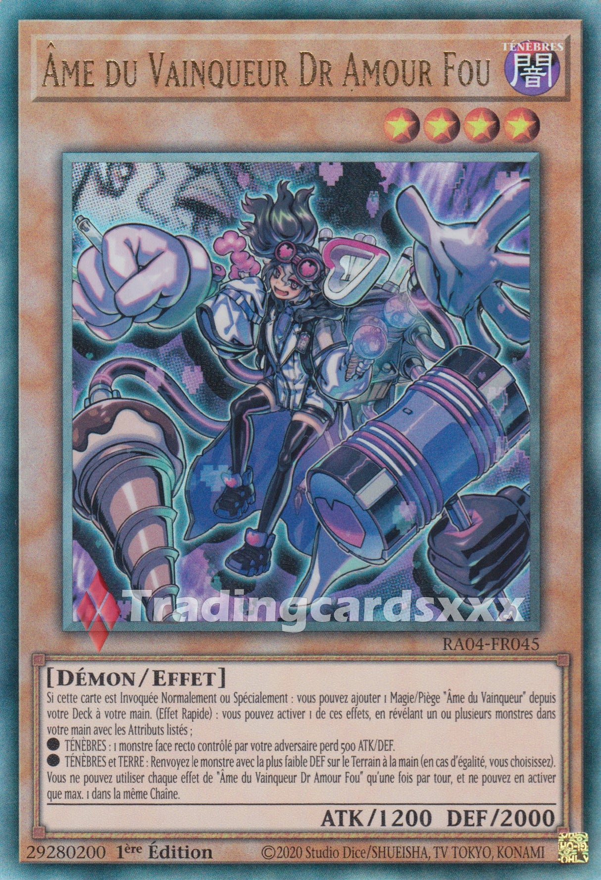 Yu-Gi-Oh! Âme du Vainqueur Dr Amour Fou : RA04-FR045