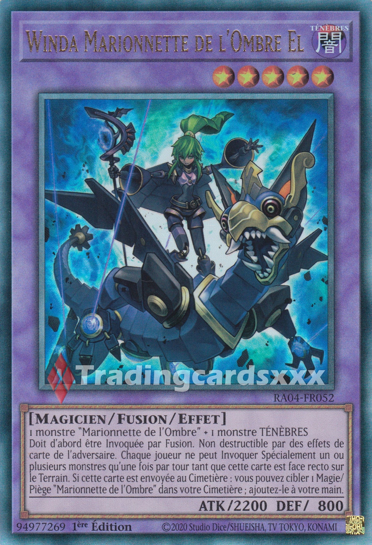 Yu-Gi-Oh! Winda Marionnette de l'Ombre El : RA04-FR052