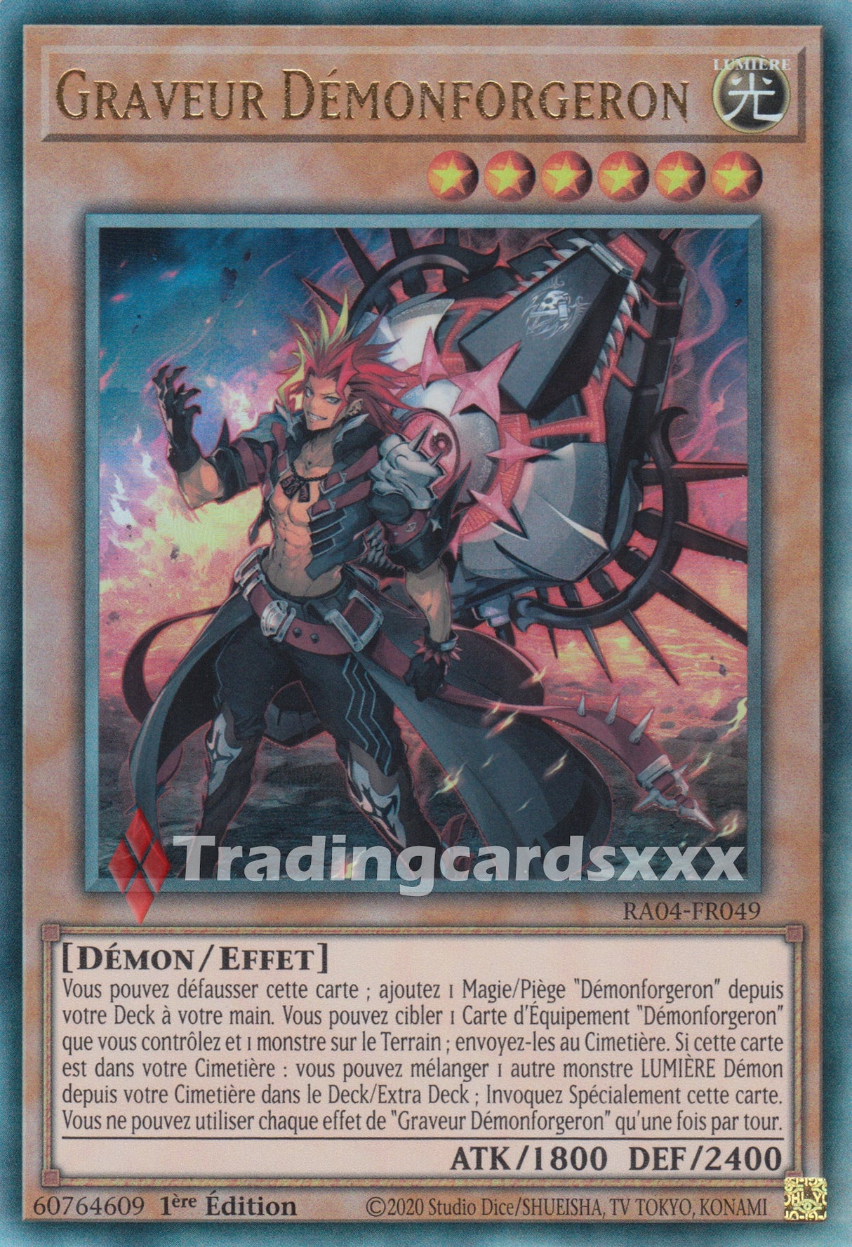 Yu-Gi-Oh! Graveur Démonforgeron : RA04-FR049