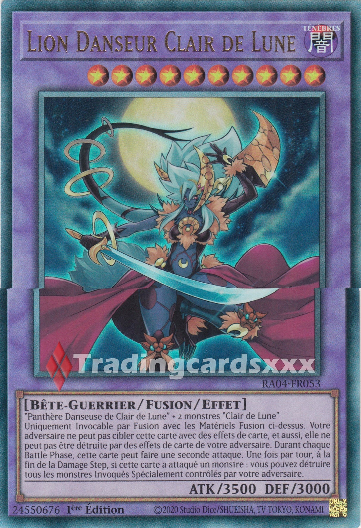 Yu-Gi-Oh! Lion Danseur Clair de Lune : RA04-FR053