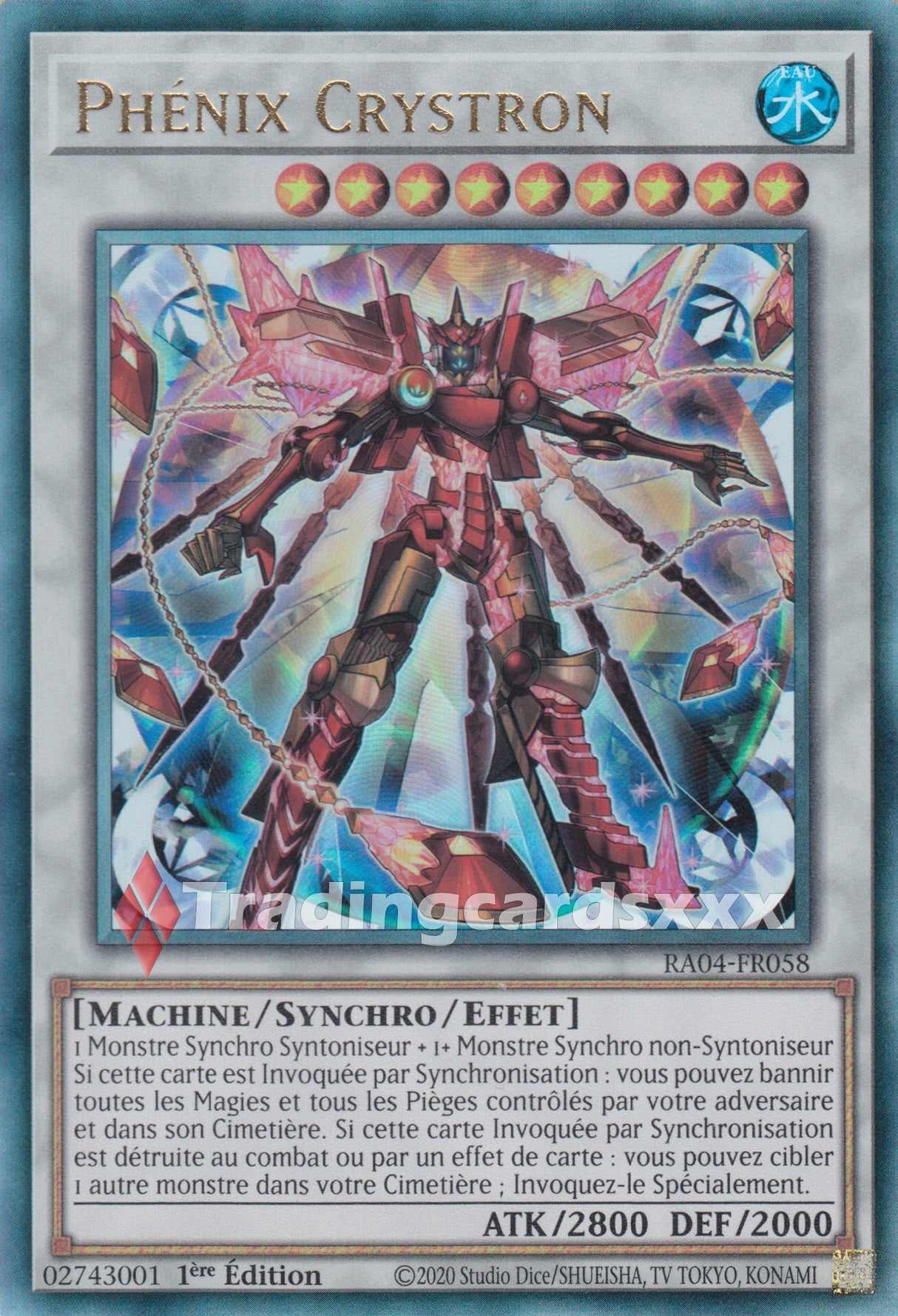 Yu-Gi-Oh! Phénix Crystron : RA04-FR058