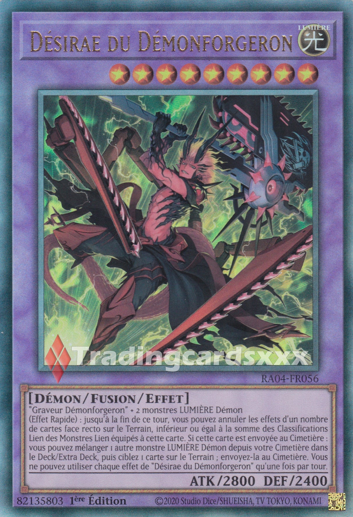Yu-Gi-Oh! Désirae du Démonforgeron : RA04-FR056