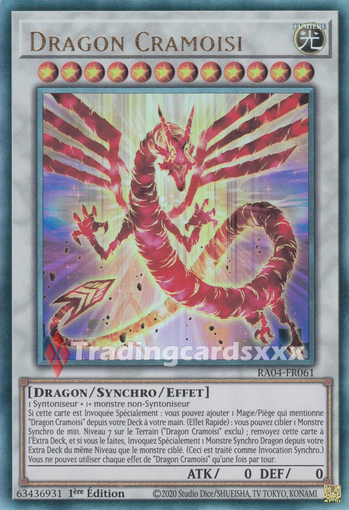 Yu-Gi-Oh! Dragon Cramoisi : RA04-FR061