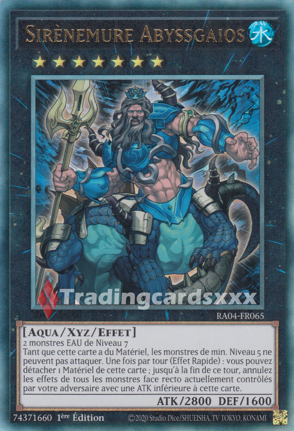 Yu-Gi-Oh! Sirènemure Abyssgaios : RA04-FR065