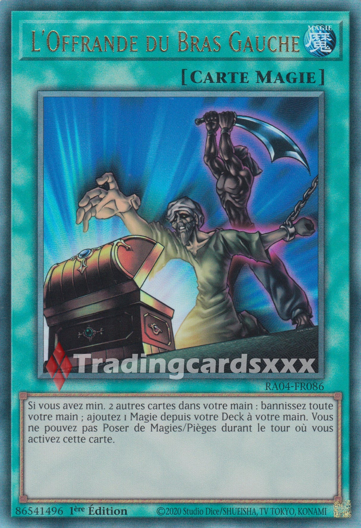 Yu-Gi-Oh! L'Offrande du Bras Gauche : RA04-FR086