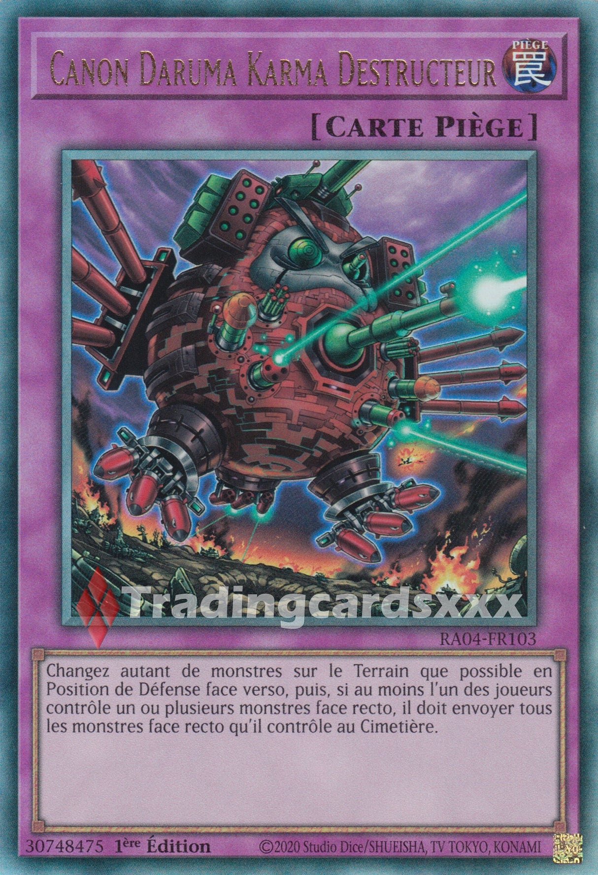 Yu-Gi-Oh! Canon Daruma Karma Destructeur : RA04-FR103
